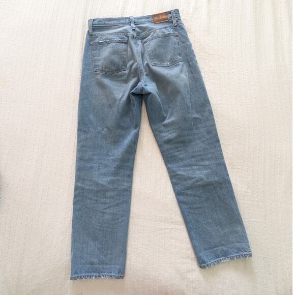 Madewell Straight Leg Jeans - Medium Blue - Picture 6 of 9